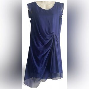 MM Couture Asymmetrical Deep Dress